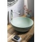 Lavabo en béton, dia 39cm, vert