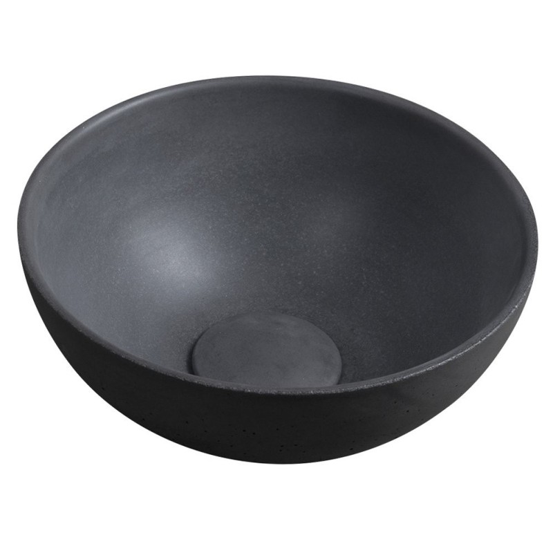 Lavabo en béton, dia 26cm, anthracite