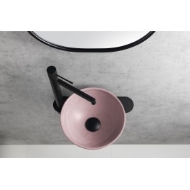 Lavage en béton, dia 26cm, rose