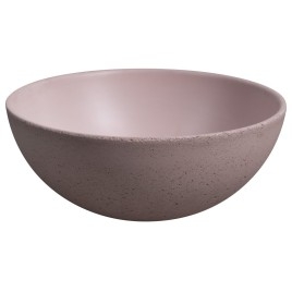Lavage en béton, dia 26cm, rose