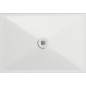 Douche Tray Low Waste, Ø 90mm, DN40, couverture mate blanche