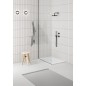 Douche Tray Low Waste, Ø 90mm, DN40, couverture mate blanche
