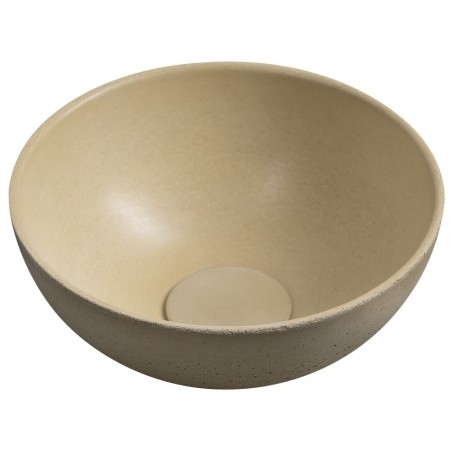 Rondelles en béton, dia 26cm, jaune