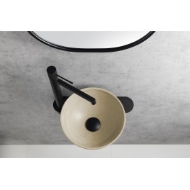 Rondelles en béton, dia 26cm, jaune