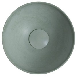 Lavabo en béton, dia 26cm, vert