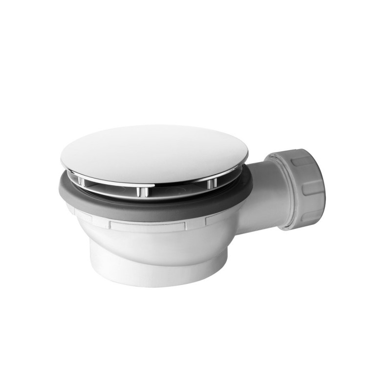 Douche Tray Low Waste, Ø 90mm, DN40, couverture blanche