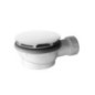 Douche Tray Low Waste, Ø 90mm, DN40, couverture blanche
