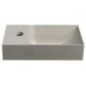 PICCOLINO lavabo en béton 30,8x17cm, mélangeur à gauche, sable