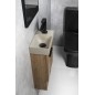 PICCOLINO lavabo en béton 30,8x17cm, mélangeur à droite, sable