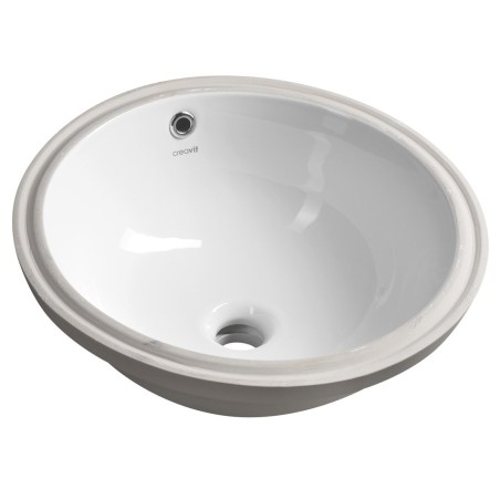 Under-Counter Ceramic Washbasin 38x38cm, blanc