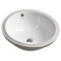 Under-Counter Ceramic Washbasin 38x38cm, blanc