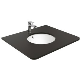Under-Counter Ceramic Washbasin 38x38cm, blanc