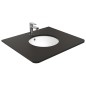 Under-Counter Ceramic Washbasin 38x38cm, blanc