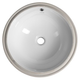 Under-Counter Ceramic Washbasin 38x38cm, blanc