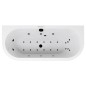 INFINITY Massage System HYDRO AIR, Contrôle électronique, noir
