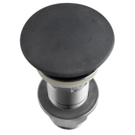 Déchets de lavabo en creux 5/4 paires, bouchon en béton, anthracite