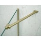VARIO Douche Enclosure Corner Support Bar 650mm, tapis d'or