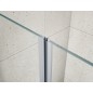 LORO porte double douche 1100mm, verre clair LORO porte double douche 1100mm, verre clair