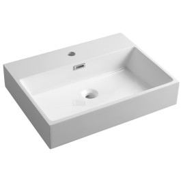 AQUATIC lavabo, fonte, 60x46cm, blanc