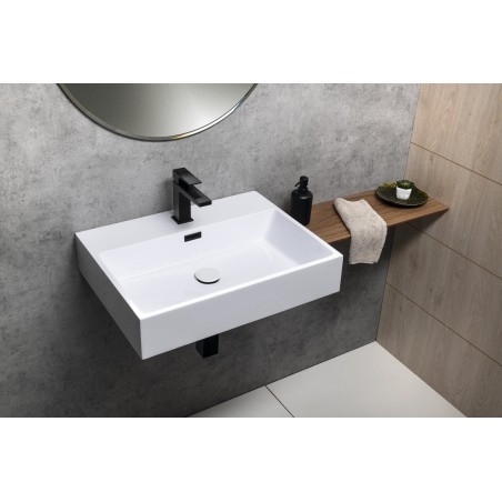 AQUATIC lavabo, fonte, 60x46cm, blanc