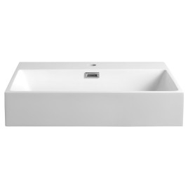 AQUATIC lavabo, fonte, 60x46cm, blanc
