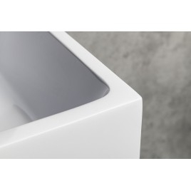 AQUATIC lavabo, fonte, 60x46cm, blanc