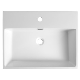 AQUATIC lavabo, fonte, 60x46cm, blanc