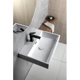 AQUATIC lavabo, fonte, 60x46cm, blanc