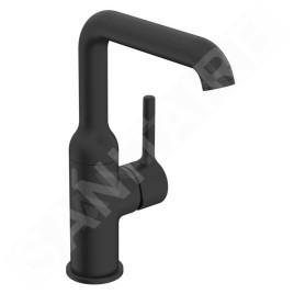 Hansa Vantis Style - Mitigeur de lavabo électronique, alimentation par piles, noir noir 5460220933