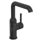 Hansa Vantis Style - Mitigeur de lavabo électronique, alimentation par piles, noir noir 5460220933