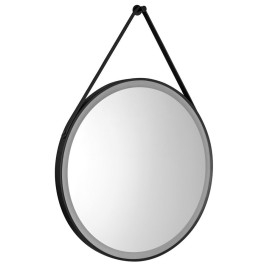 STAGO 60cm, bracelet en cuir, Touch Sensor, dimmable, noir mat