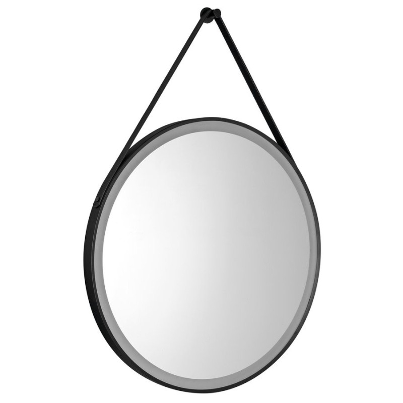 STAGO 60cm, bracelet en cuir, Touch Sensor, dimmable, noir mat
