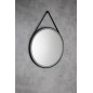 STAGO 60cm, bracelet en cuir, Touch Sensor, dimmable, noir mat