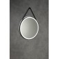 STAGO 60cm, bracelet en cuir, Touch Sensor, dimmable, noir mat