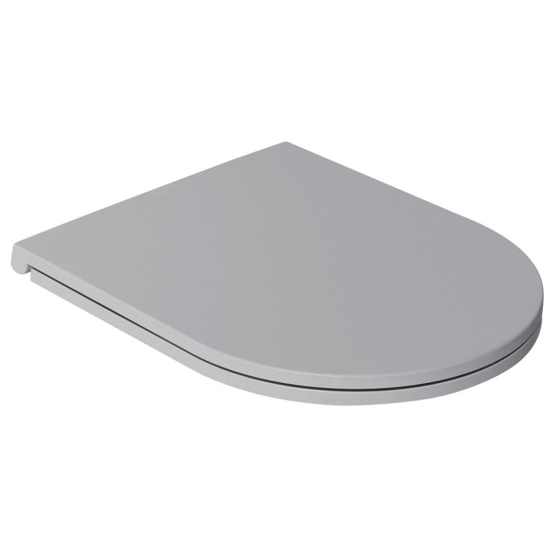 INFINITY Slim Toilet Seat, Easy Take, Soft Fermer, gris pierre INFINITY Slim Toilet Seat, Easy Take, Soft Fermer, gris pierre