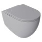 INFINITY Slim Toilet Seat, Easy Take, Soft Fermer, gris pierre INFINITY Slim Toilet Seat, Easy Take, Soft Fermer, gris pierre
