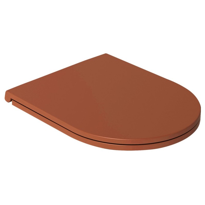 INFINITY Slim Toilet Seat, Easy Take, Soft Close, terracotta INFINITY Slim Toilet Seat, Easy Take, Soft Close, terracotta