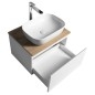 ALTAIR Schrank mit Platte 58 cm, blanc / chêne empereur ALTAIR Schrank mit Platte 58 cm, blanc / chêne empereur