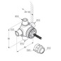 Kludi Corps d’encastrement - Corps encastré pour mitigeur trois voies DN15 29757