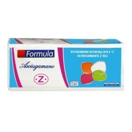 Z Fold Paper Serviettes, pulpe 100% vierge, 23x33cm (emballage 2860pcs), blanc