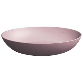 Lavabo en béton, 60x40cm, rose