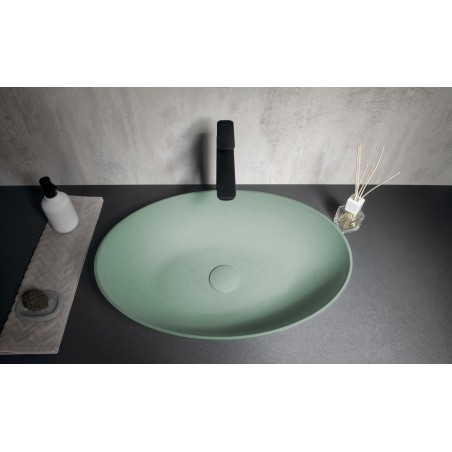 Robinet en béton de comptoir FORMIGO, 60x40cm, vert