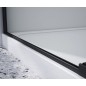 DRAGON BLACK Porte de douche 1500mm, verre clair DRAGON BLACK Porte de douche 1500mm, verre clair