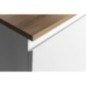 ALTAIR Vanity Unité avec planche 78,5 cm, weiß/Eiche emporio