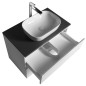 ALTAIR Vanity Unité avec planche 78,5 cm, ardoise weiß/anthracite ALTAIR Vanity Unité avec planche 78,5 cm, ardoise weiß/anthracite