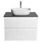 ALTAIR Vanity Unité avec planche 78,5 cm, ardoise weiß/anthracite ALTAIR Vanity Unité avec planche 78,5 cm, ardoise weiß/anthracite