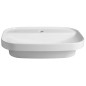 INFINITY Lavabo encastré, 55x40cm, blanc