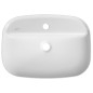 INFINITY Lavabo encastré, 55x40cm, blanc