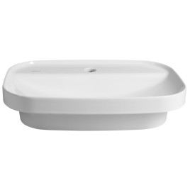 INFINITY Lavabo encastré, 55x40cm, blanc