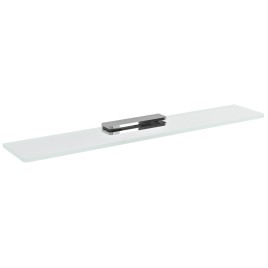 Plateau en verre 700mm, chrome/verre clair